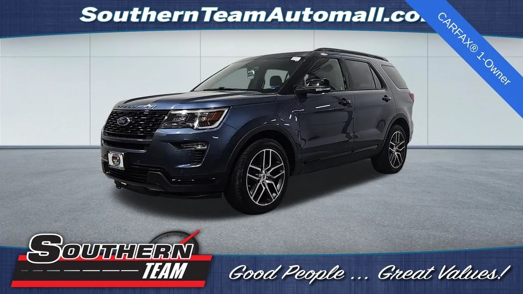 Used 2018 Blue Ford Sport image 1