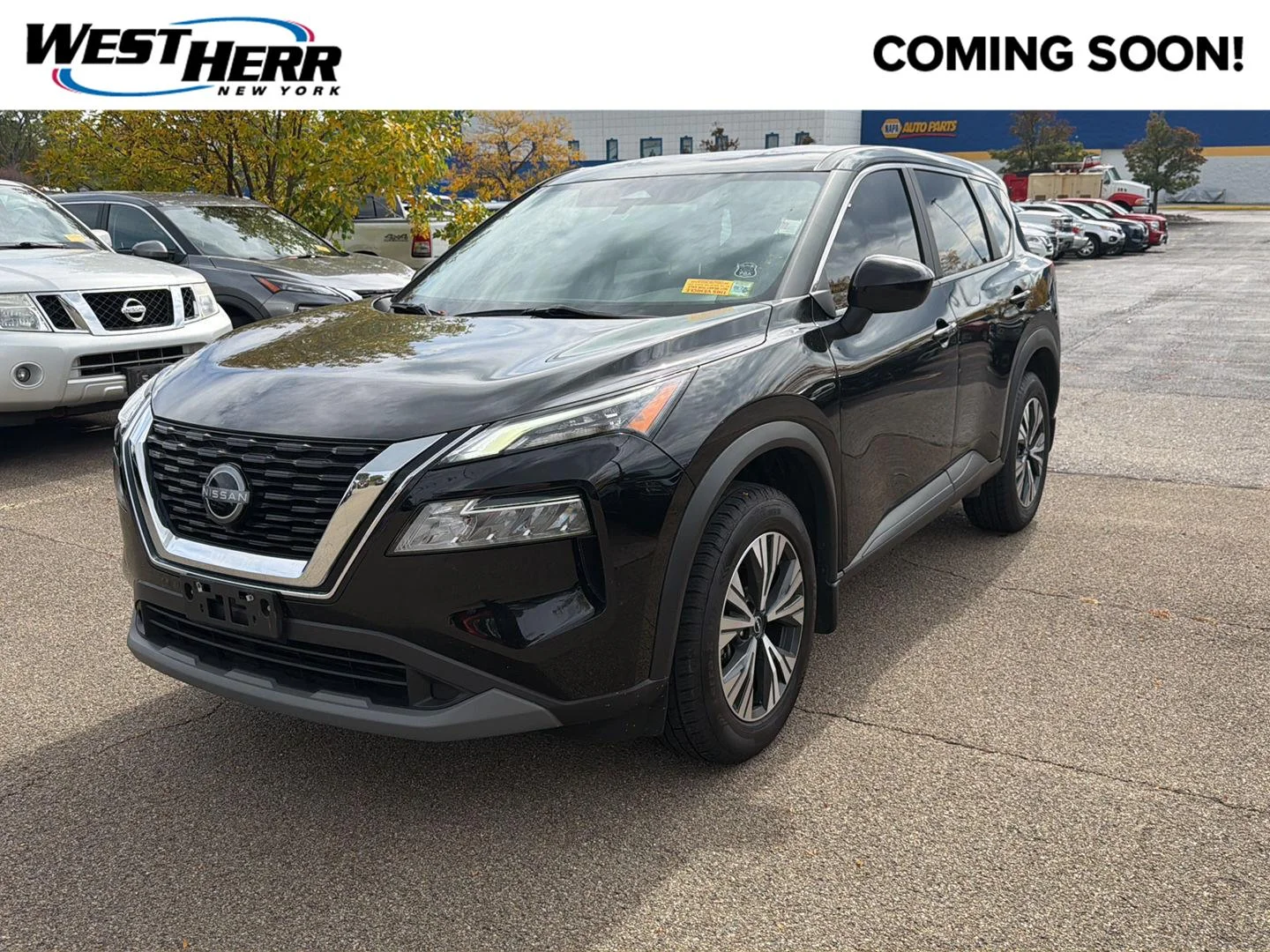 Used 2023 Super Black Nissan SV image 1