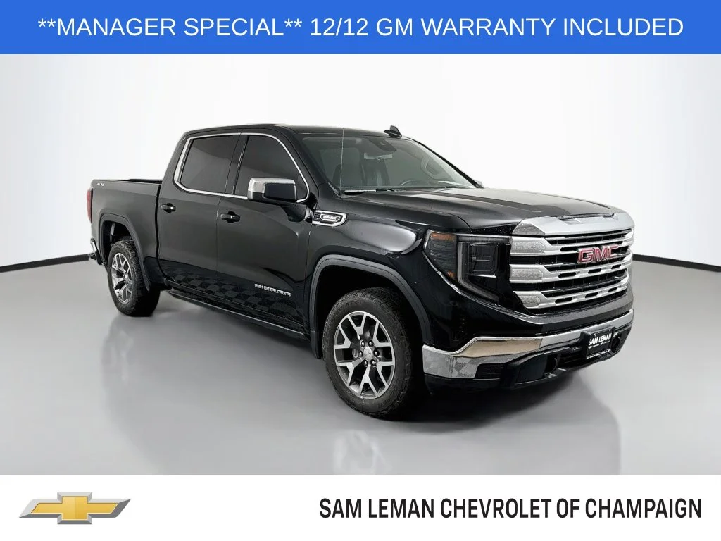 Used 2023 Black GMC SLE image 1