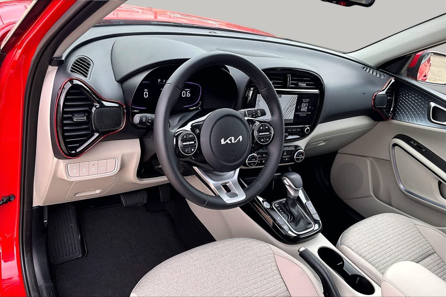 Used 2025 Inferno Red Kia EX image 17