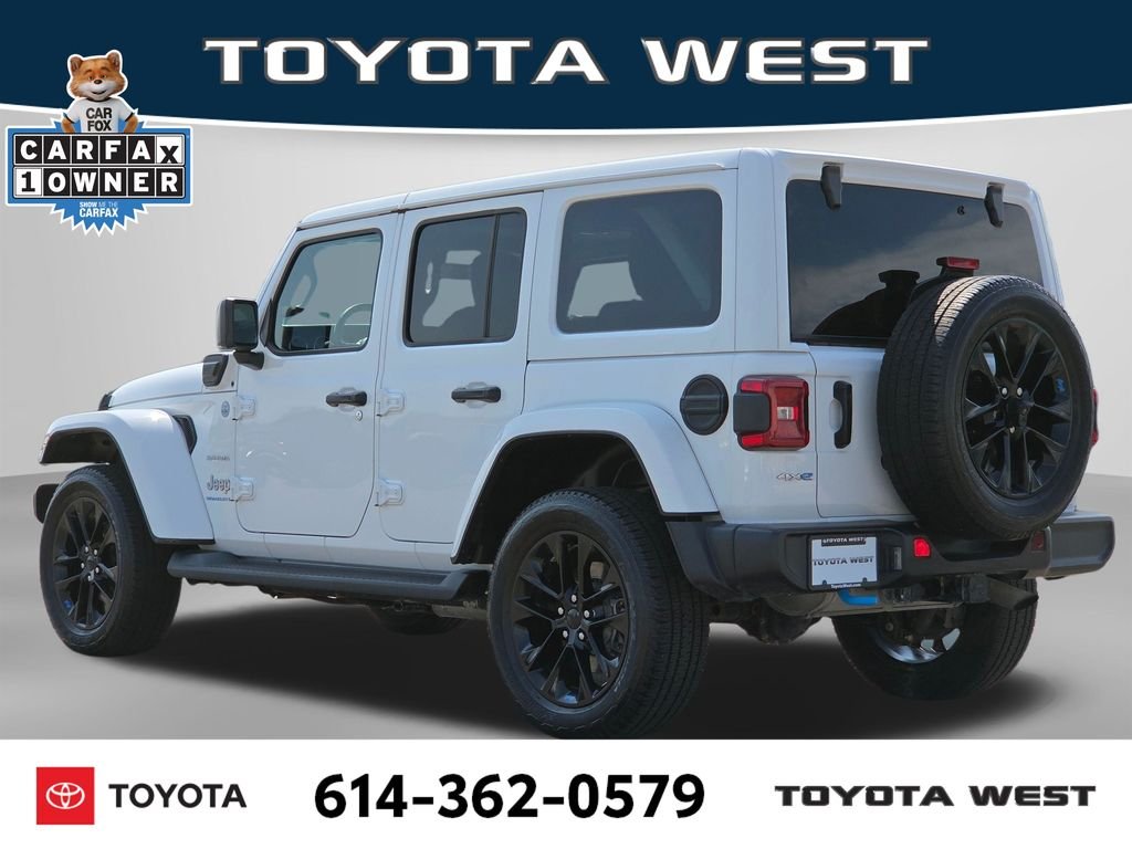 Used 2023 White Jeep Sahara 4xe image 10