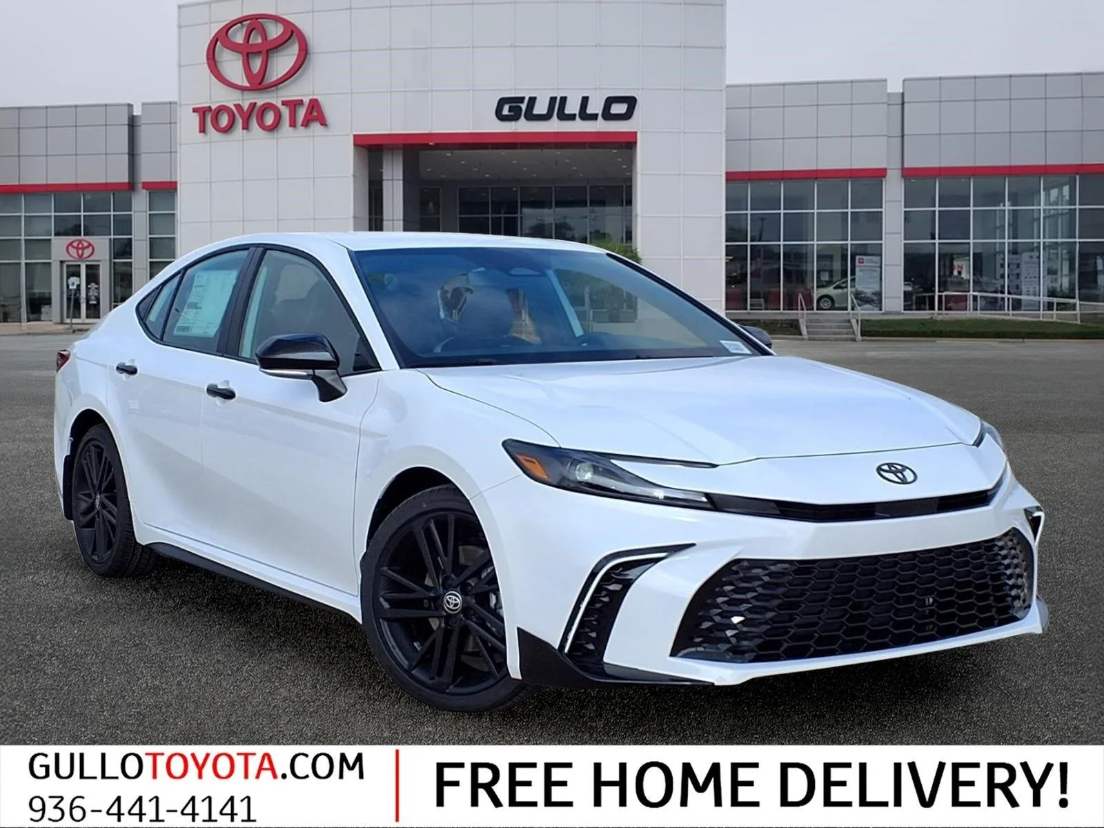 New 2026 White Toyota SE Nightshade image 1