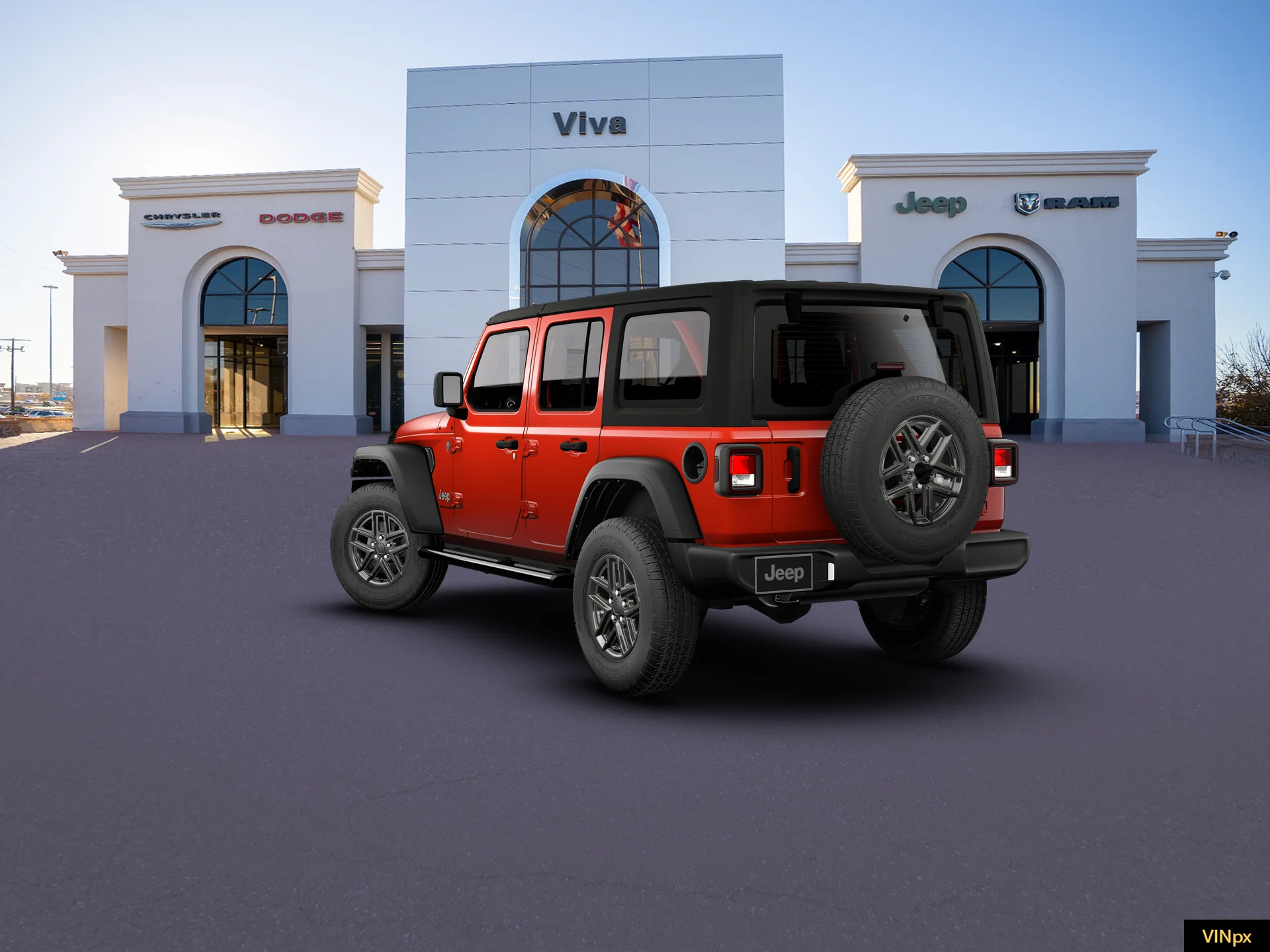 New 2026 Firecracker Red Clear-Coat Exterior Paint Jeep Sport image 17