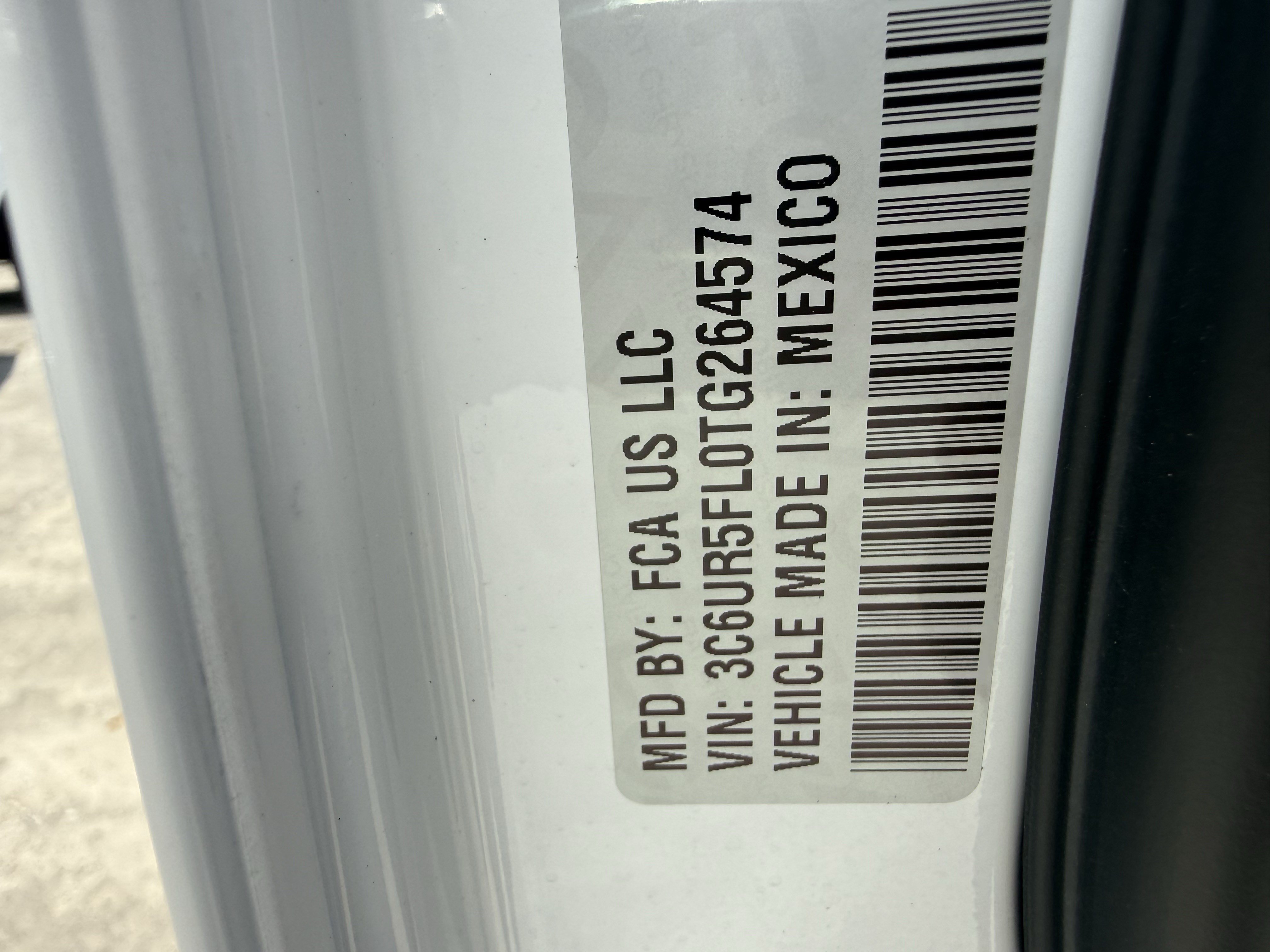 New 2026 Bright White Clear-Coat Exterior Paint RAM Laramie image 18