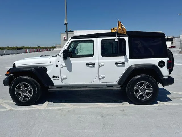 Used 2022 White Jeep Unlimited Sport S image 5