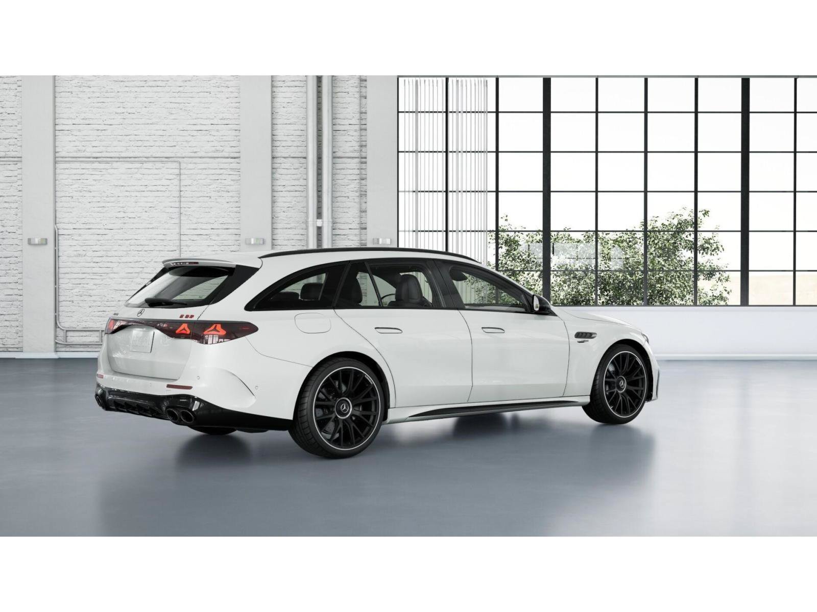 New 2027 MANUFAKTUR Moonlight White Metallic Mercedes-Benz AMG® E 53 Hybrid Wagon image 20