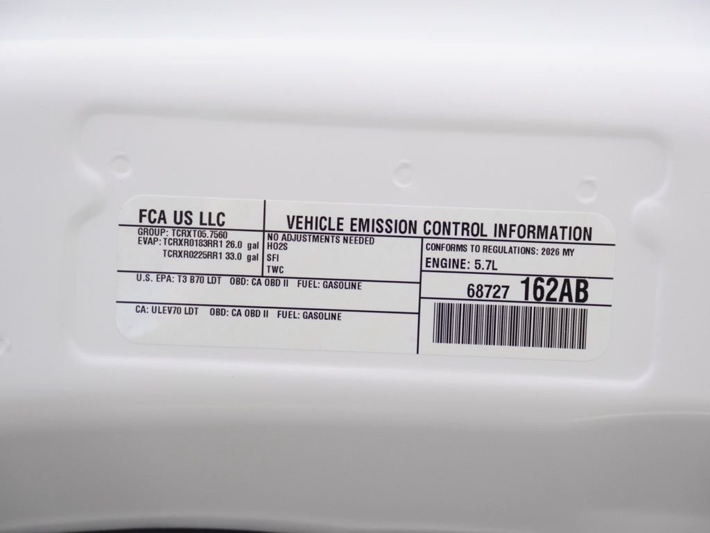 New 2026 Bright White Clear-Coat Exterior Paint RAM Big Horn/Lone Star image 29