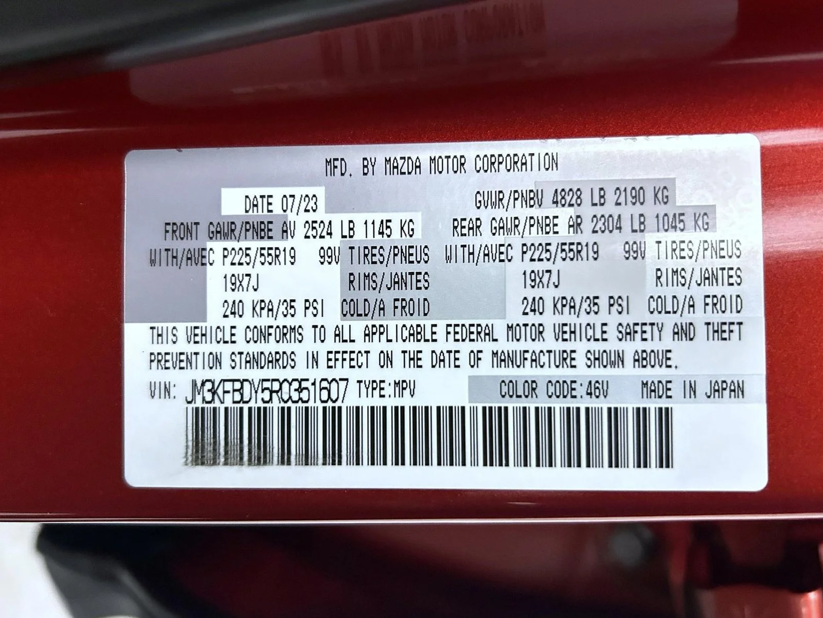 Certified Used 2024 Red Mazda 2.5 Turbo Premium image 25