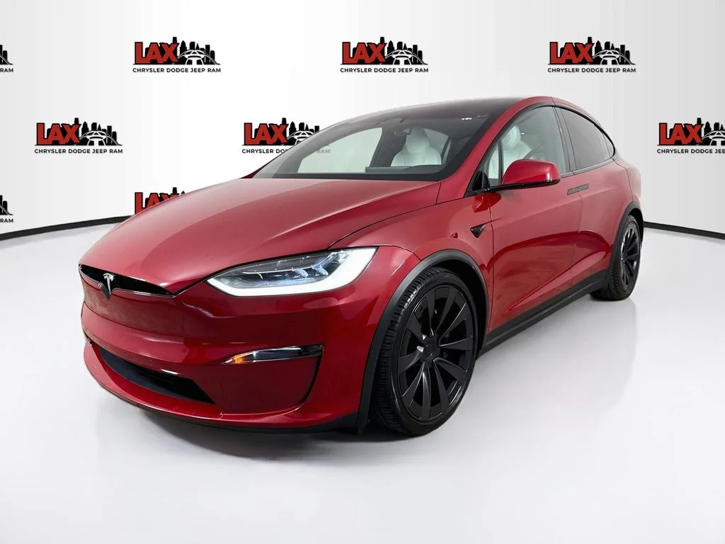 Used 2022 Red Tesla Base image 3