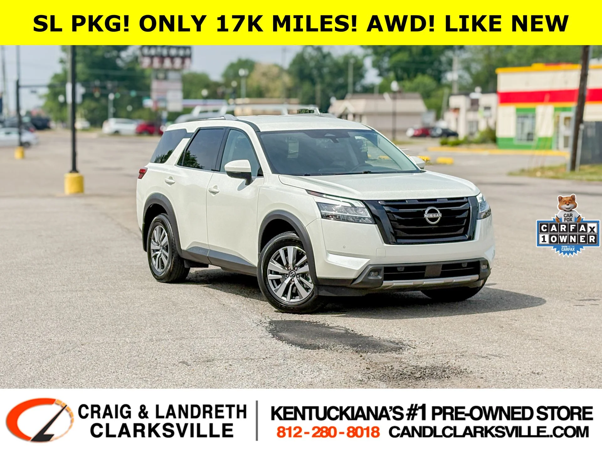 Used 2023 White Nissan SL image 1
