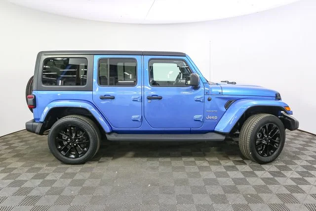 Used 2023 Blue Jeep Sahara 4xe image 14