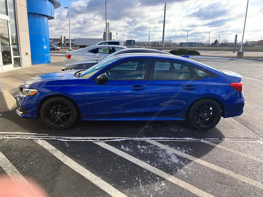 Certified Used 2024 Aegean Blue Metallic Honda Sport image 3