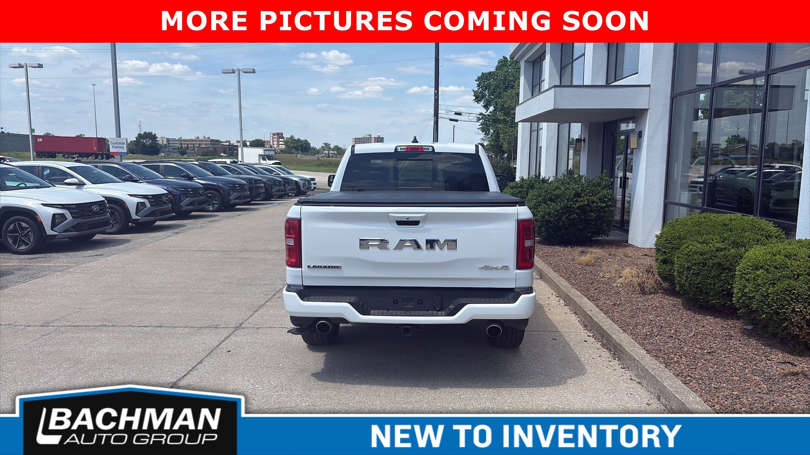 Used 2025 Bright White Clearcoat Ram Laramie image 6