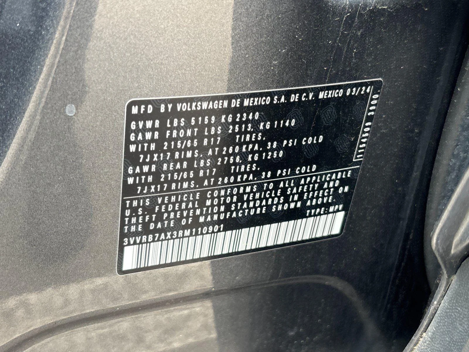 Used 2024 Platinum Gray Metallic Volkswagen S image 11