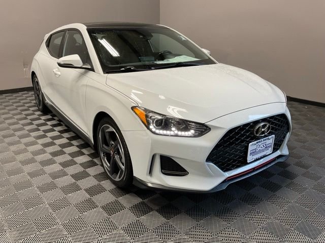Certified 2019 Hyundai Veloster Base with VIN KMHTH6AB9KU013863 for sale in Sheffield, OH