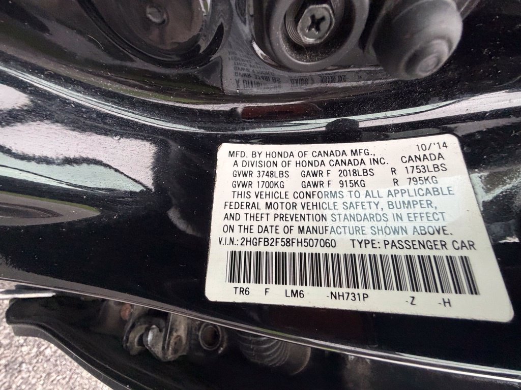 Used 2015 Black Honda LX image 42