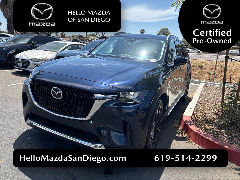 Certified Used 2024 Crystal Blue Mazda Premium image 1