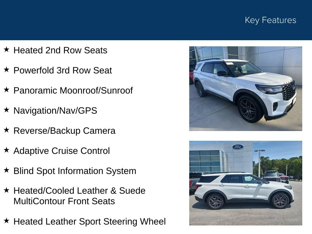 Certified Used 2025 Star White Ford ST image 35