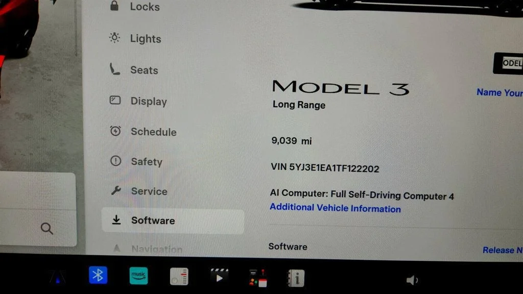 Used 2026 Ultra Red Tesla Long Range RWD w/ White & Black Premium Interior image 14