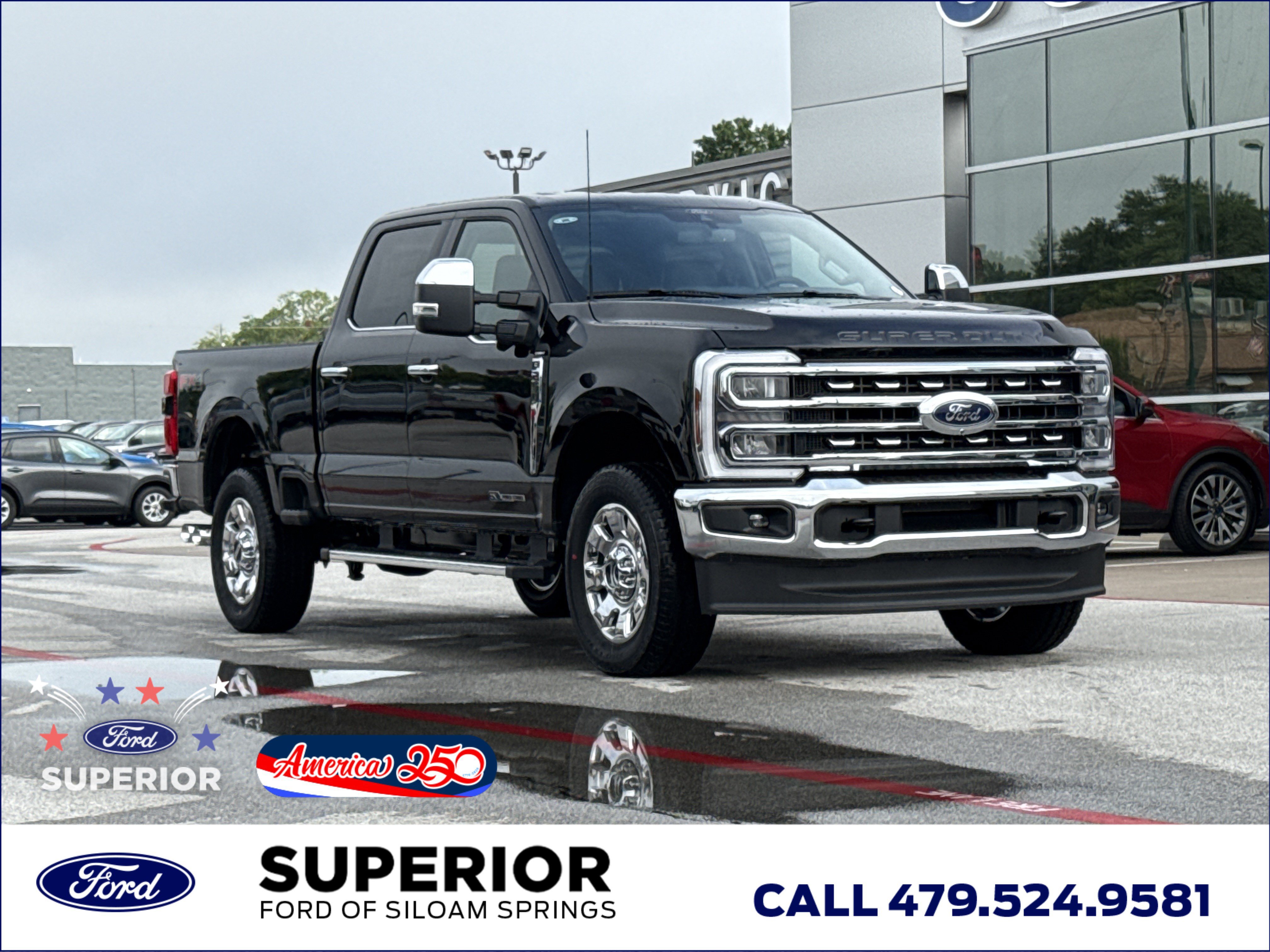 New 2026 Agate Black Metallic Ford Lariat 4WD image 1