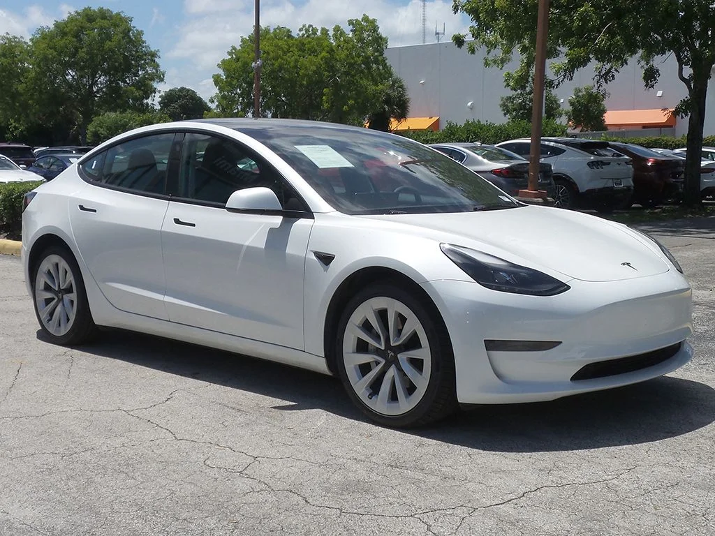 Used 2023 Tesla Model 3 Base with VIN 5YJ3E1EA3PF563206 for sale in Miami, FL
