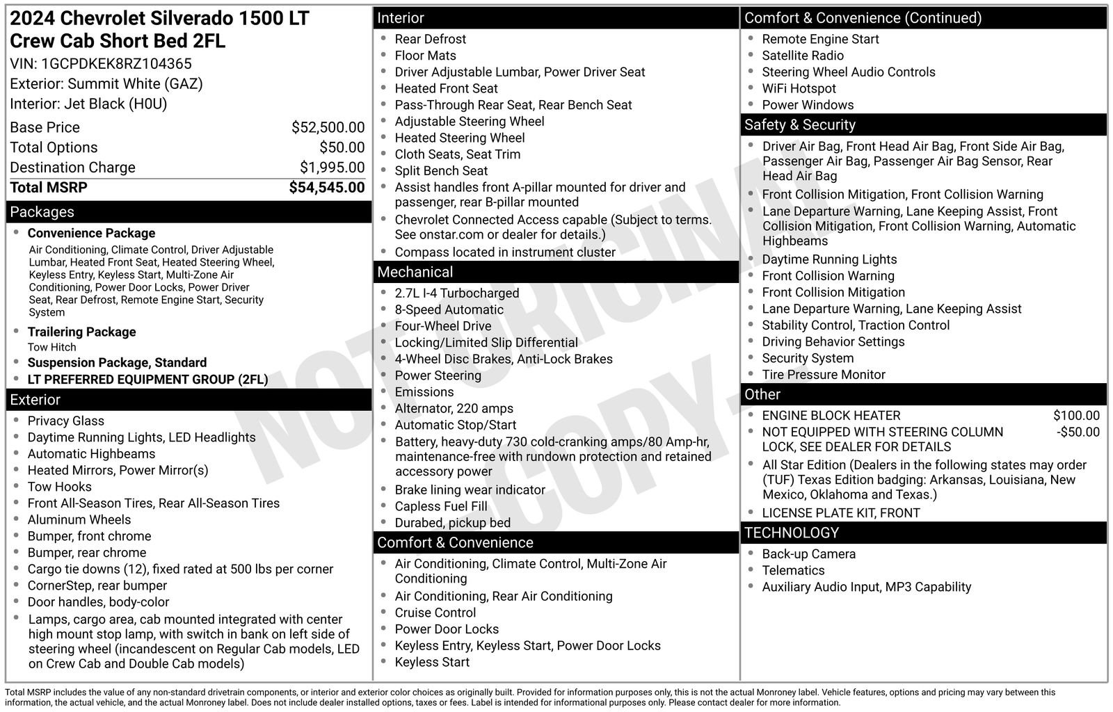 Used 2024 White Chevrolet LT image 72