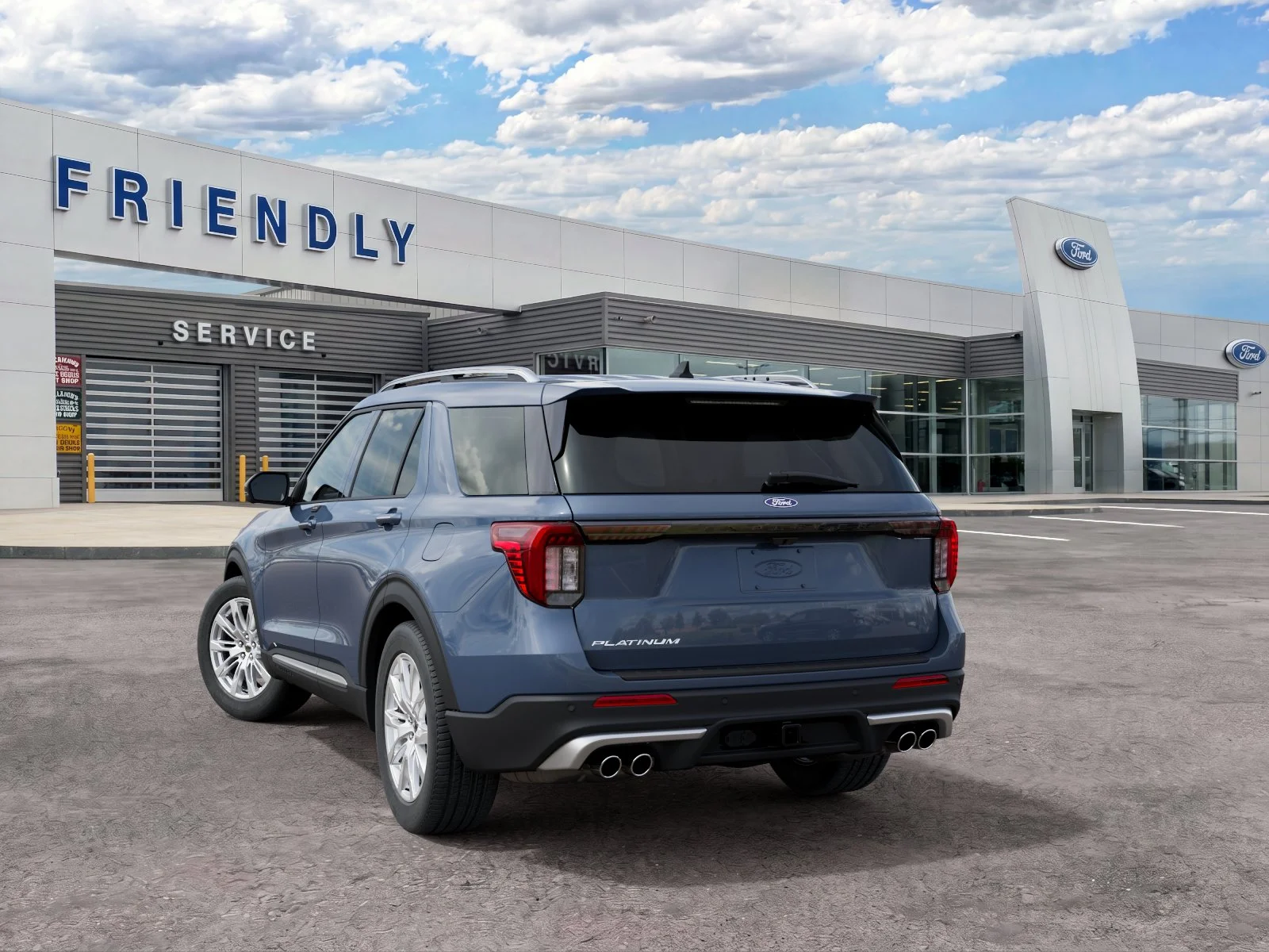 New 2027 Vapor Blue Metallic Ford Platinum™ image 8