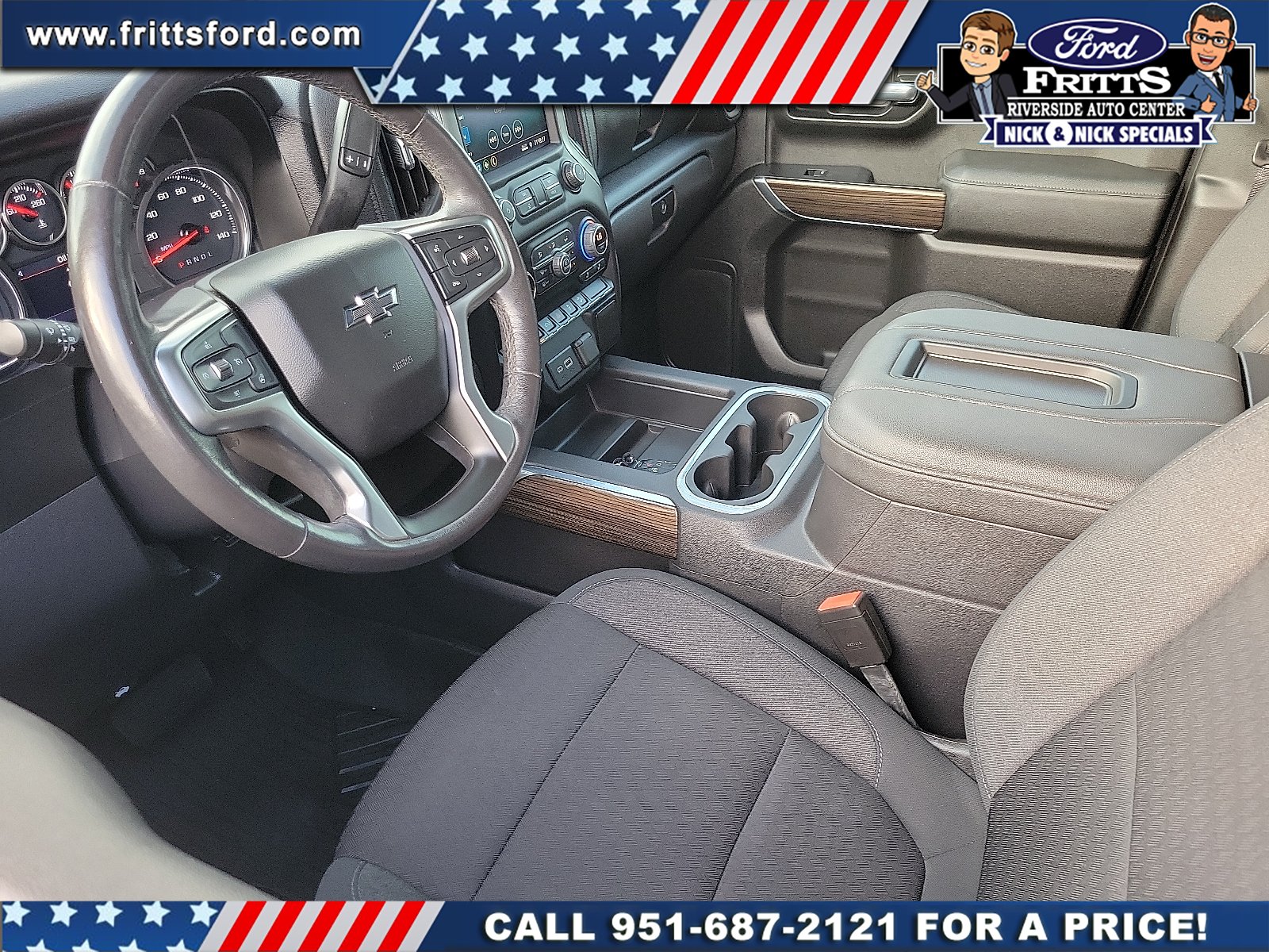 Certified Used 2021 Steel Metallic Chevrolet 4WD Crew Cab Short Bed RST image 4