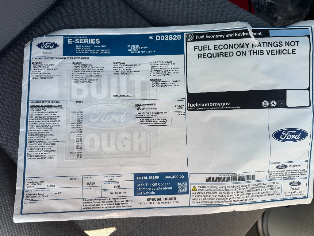 New 2027 Oxford White Ford Knapheide KUV image 30