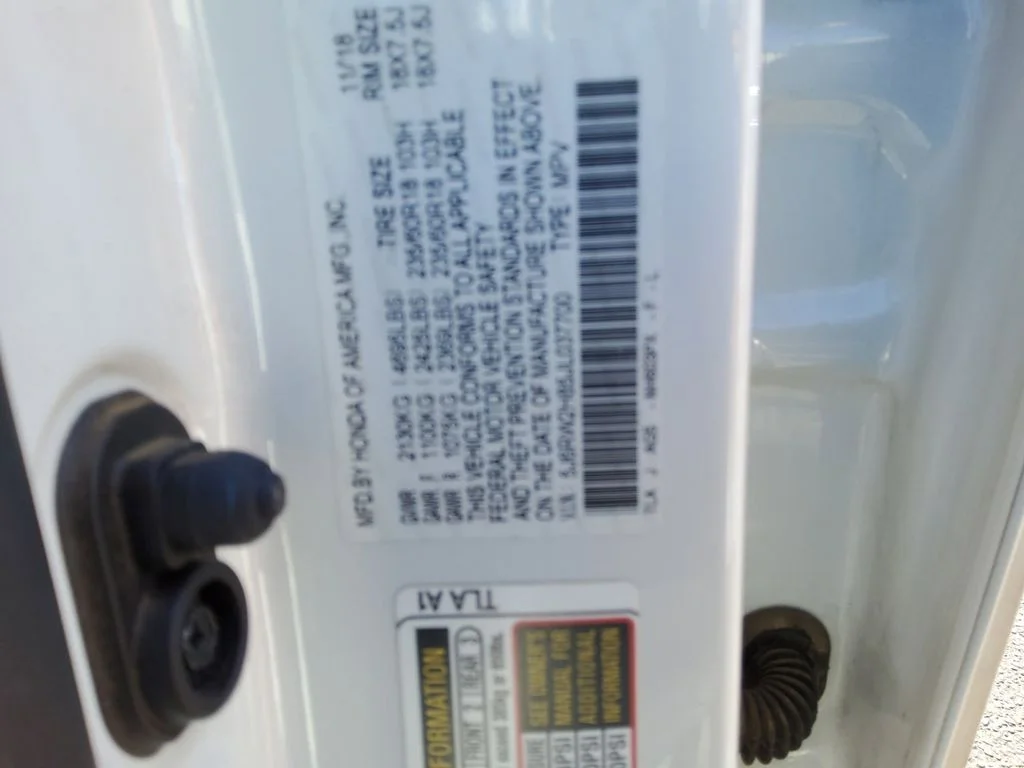 Used 2018 White Honda EX-L image 20