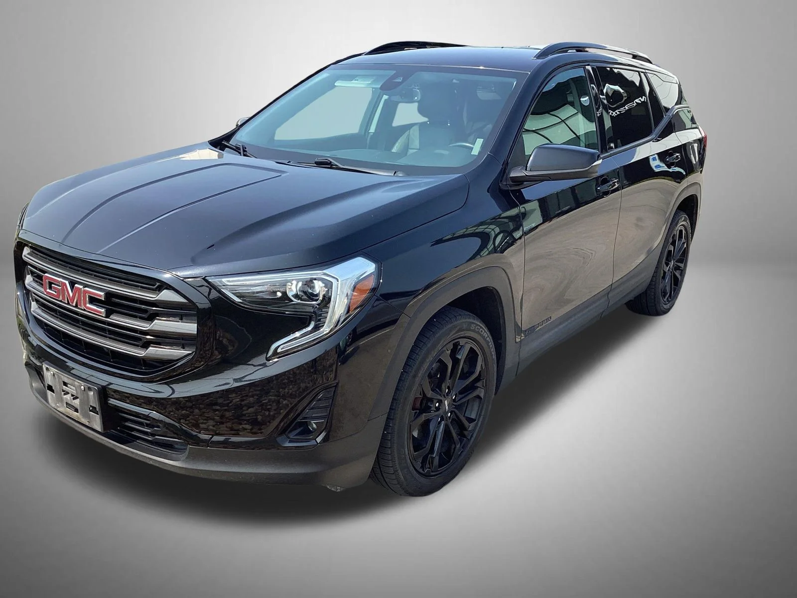 Used 2021 Black GMC SLT image 1