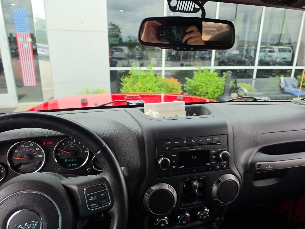 Used 2017 Firecracker Red Clearcoat Jeep Sport image 9