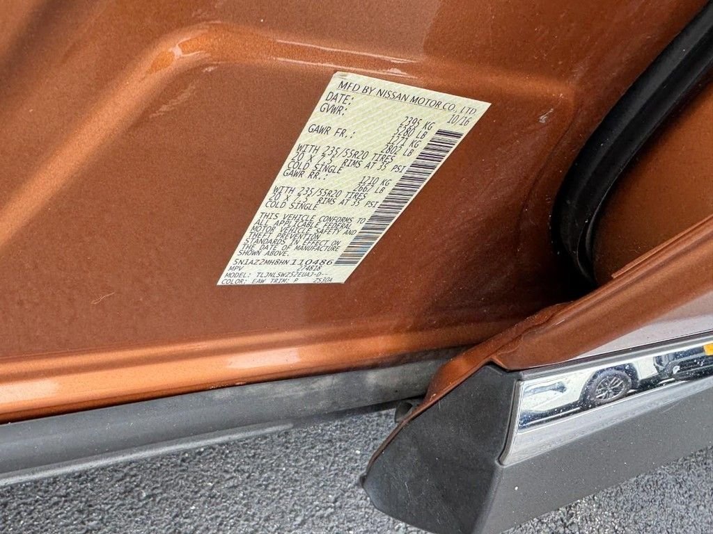 Used 2017 Orange Nissan Platinum image 25