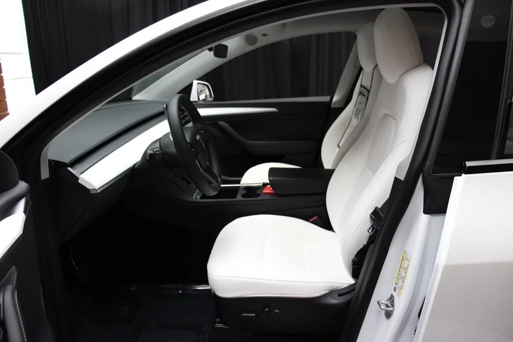 Used 2023 Pearl White Multi-Coat Tesla Long Range image 35