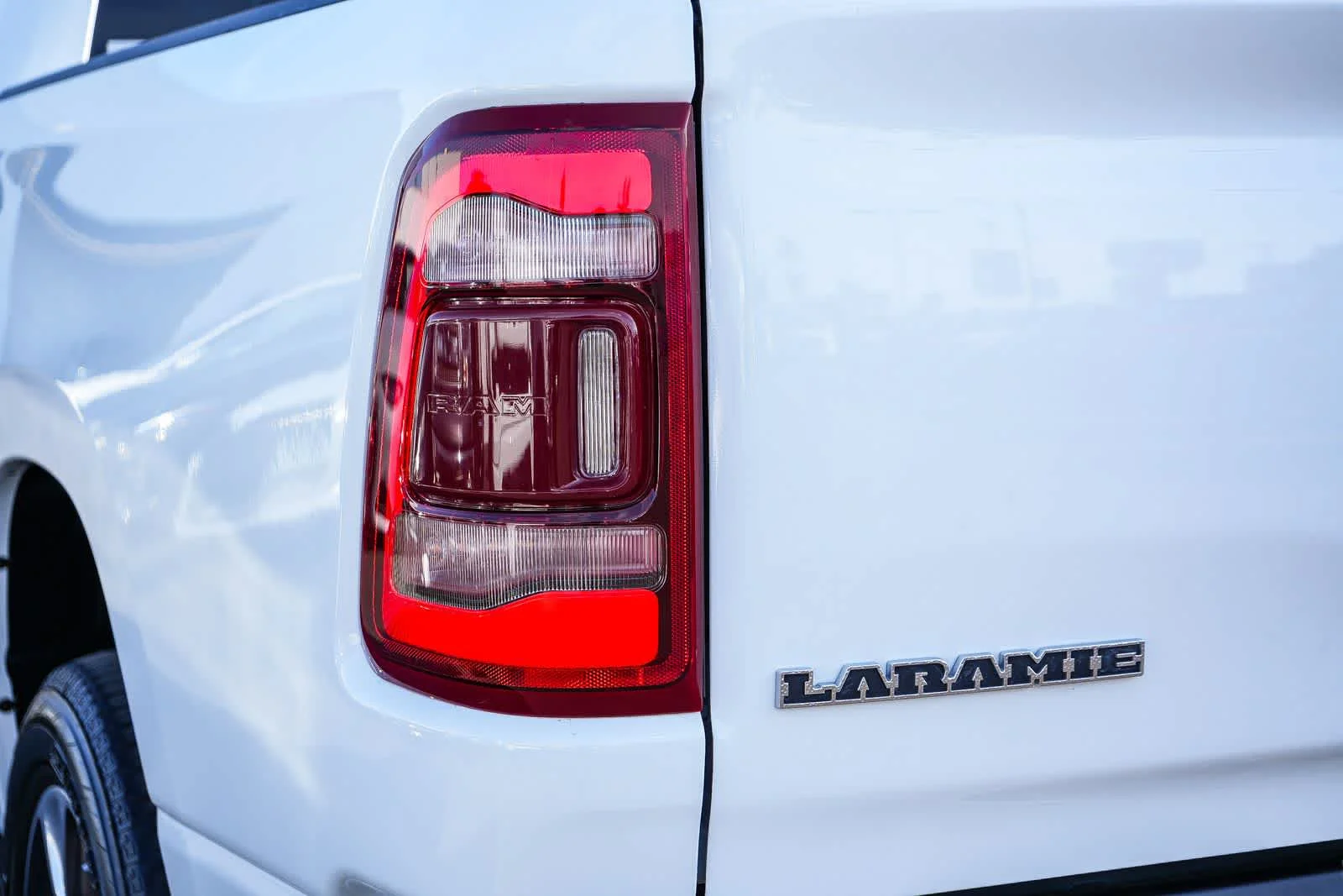 Used 2024 Bright White Clearcoat Ram Laramie image 9