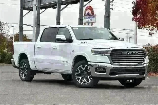 New 2026 Bright White Clear-Coat Exterior Paint RAM LARAMIE image 2