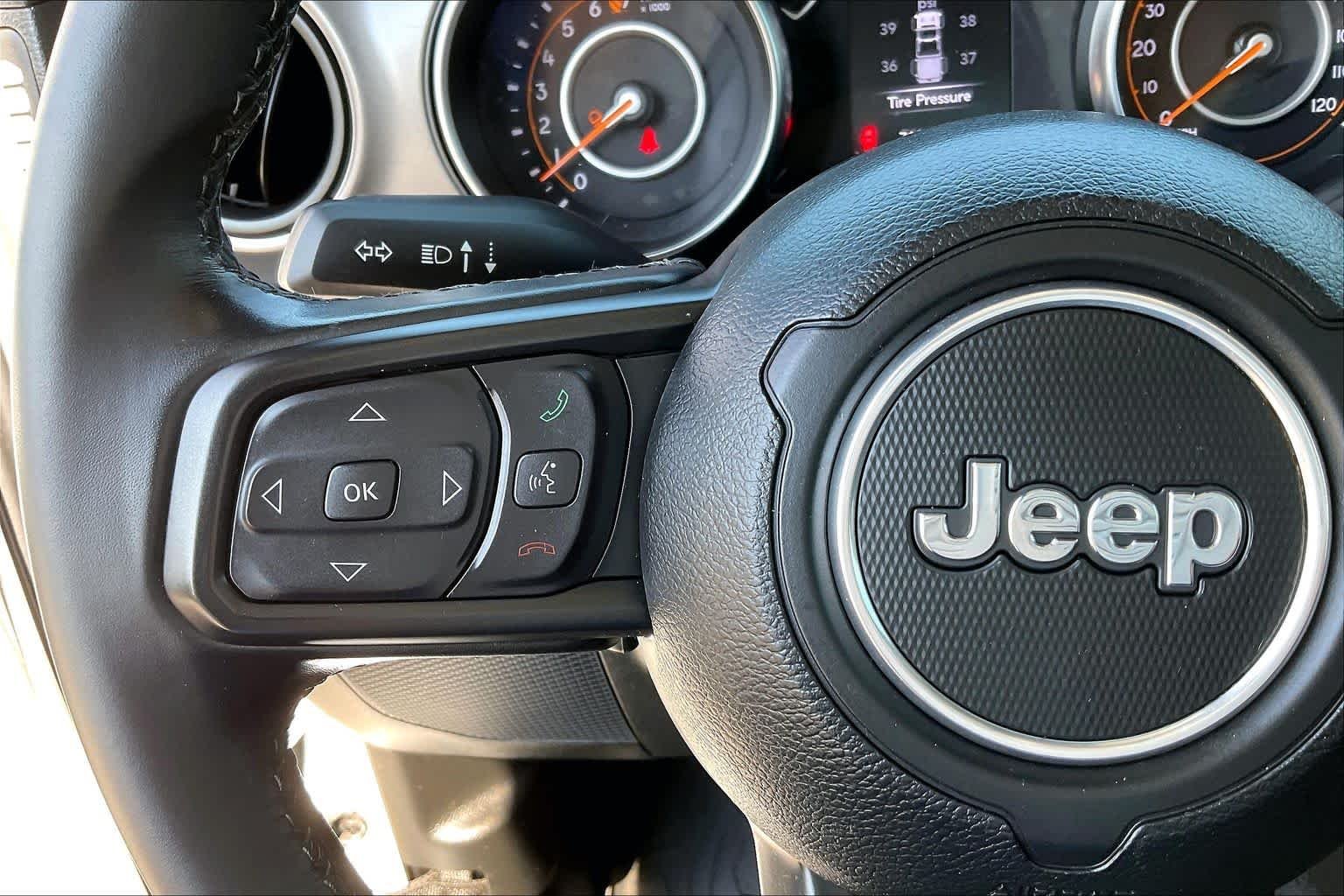Used 2022 Bright White Clearcoat Jeep Willys image 20