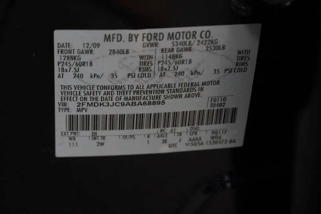 Used 2010 Black Ford SEL image 43