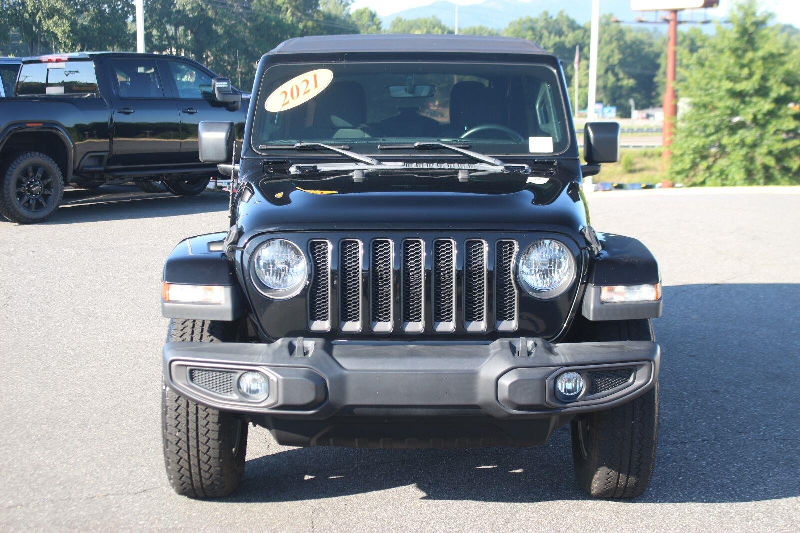Used 2021 Black Jeep Unlimited 80th Anniversary image 2