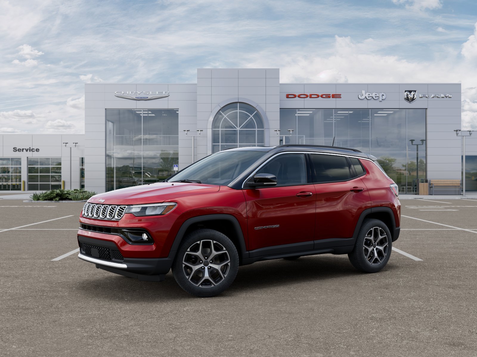 New 2026 Red Hot Pearlcoat Jeep Limited image 2