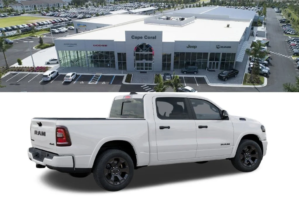 New 2027 Bright White Clear-Coat Exterior Paint RAM Big Horn/Lone Star image 4