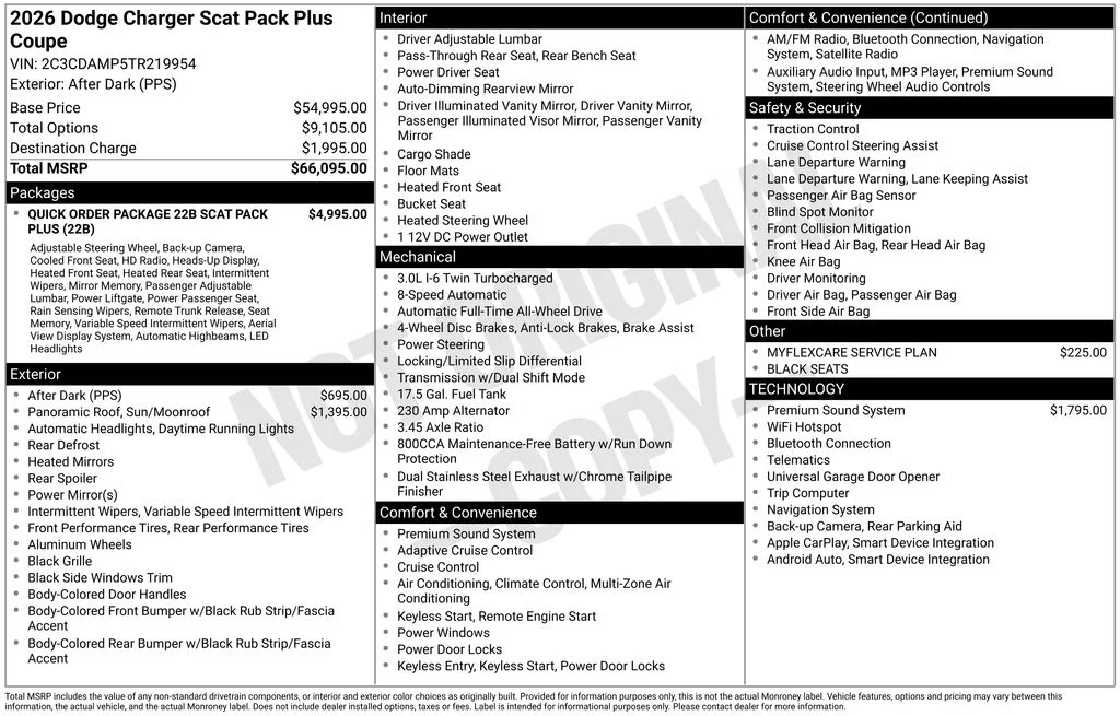 New 2026 After Dark Dodge Scat Pack Plus image 6