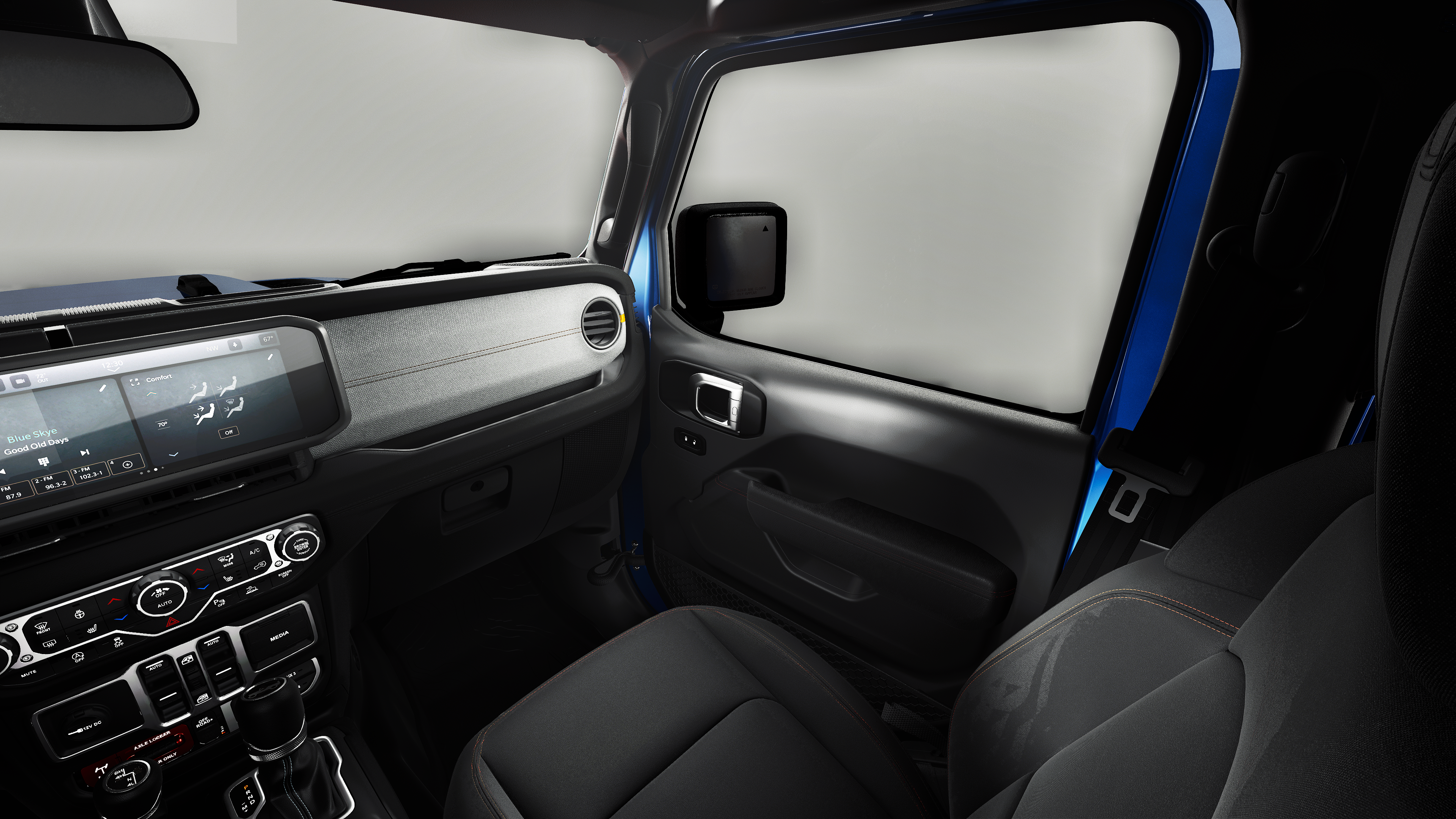 New 2027 Hydro Blue Pearl-Coat Paint Jeep Willys image 19