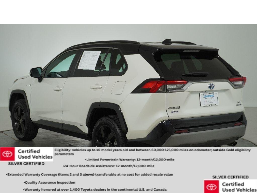 Used 2021 Blizzard Pearl/Midnight Black Metallic Toyota Hybrid XSE image 6