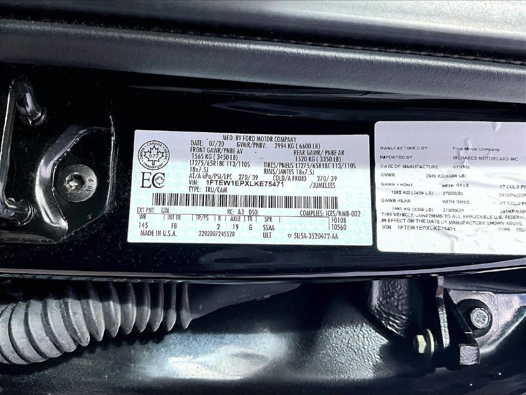 Used 2020 Black Ford XLT image 37