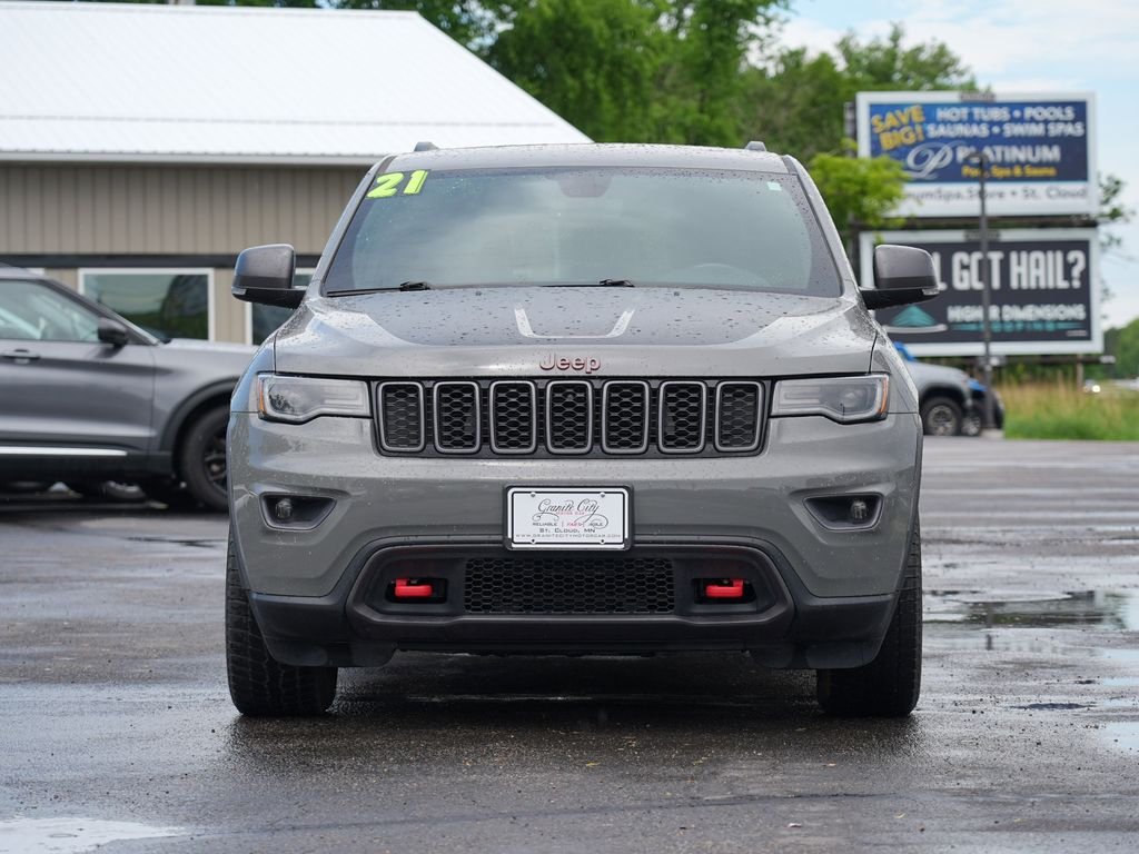 Used 2021 Gray Jeep Trailhawk image 8