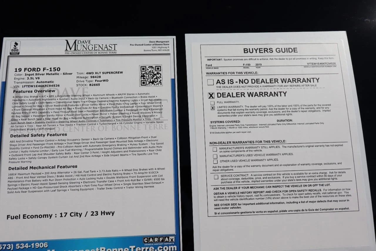 Used 2019 Ingot Silver Ford XLT image 27