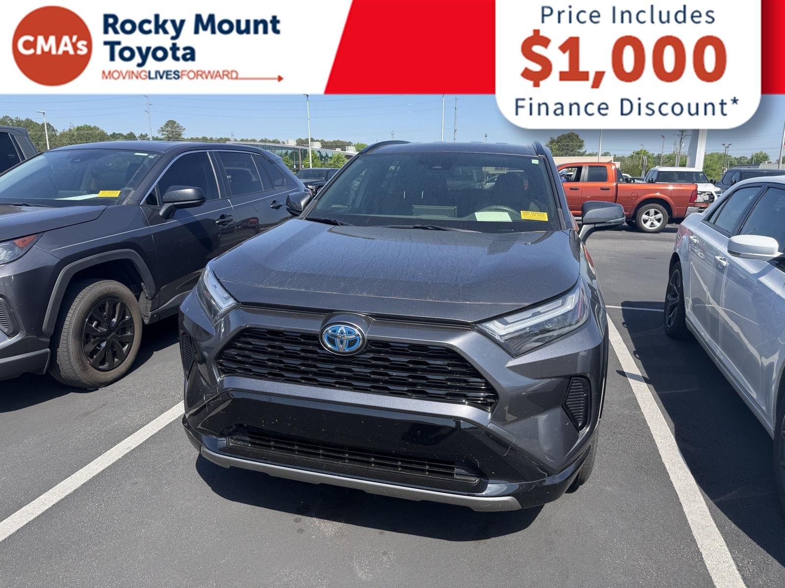 Used 2023 Magnetic Gray Metallic Toyota Hybrid SE image 2