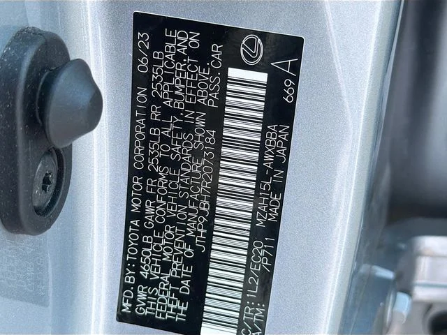 Certified Used 2024 Silver Lexus 250h Premium image 30