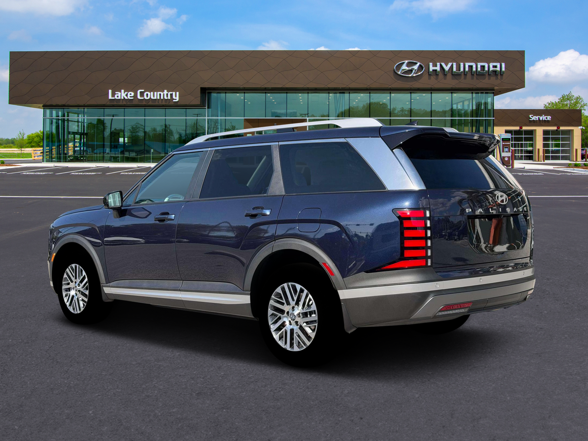 New 2026 Blue Hyundai SEL AWD image 4